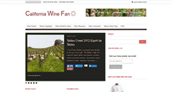 Desktop Screenshot of californiawinefan.com